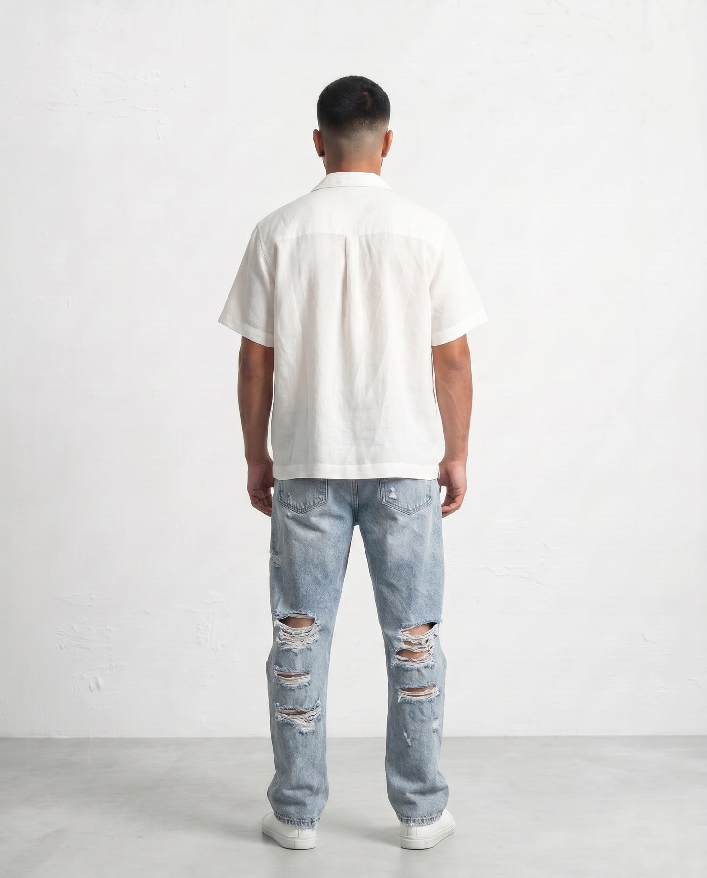 Shirt- Button pocket Cream