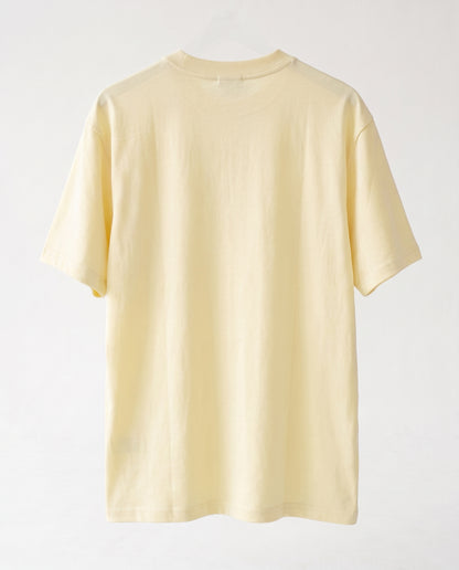 T-shirt- Oversize Patch Logo Yellow