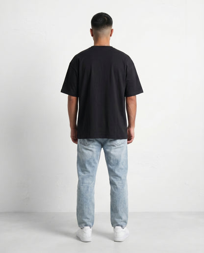 T-shirt collar Black