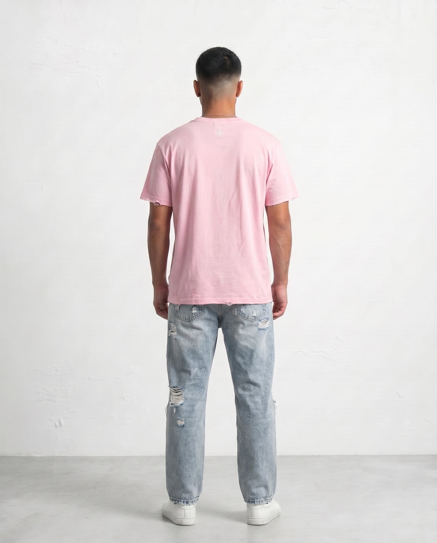 T-shirt Liam's linen rips Pink