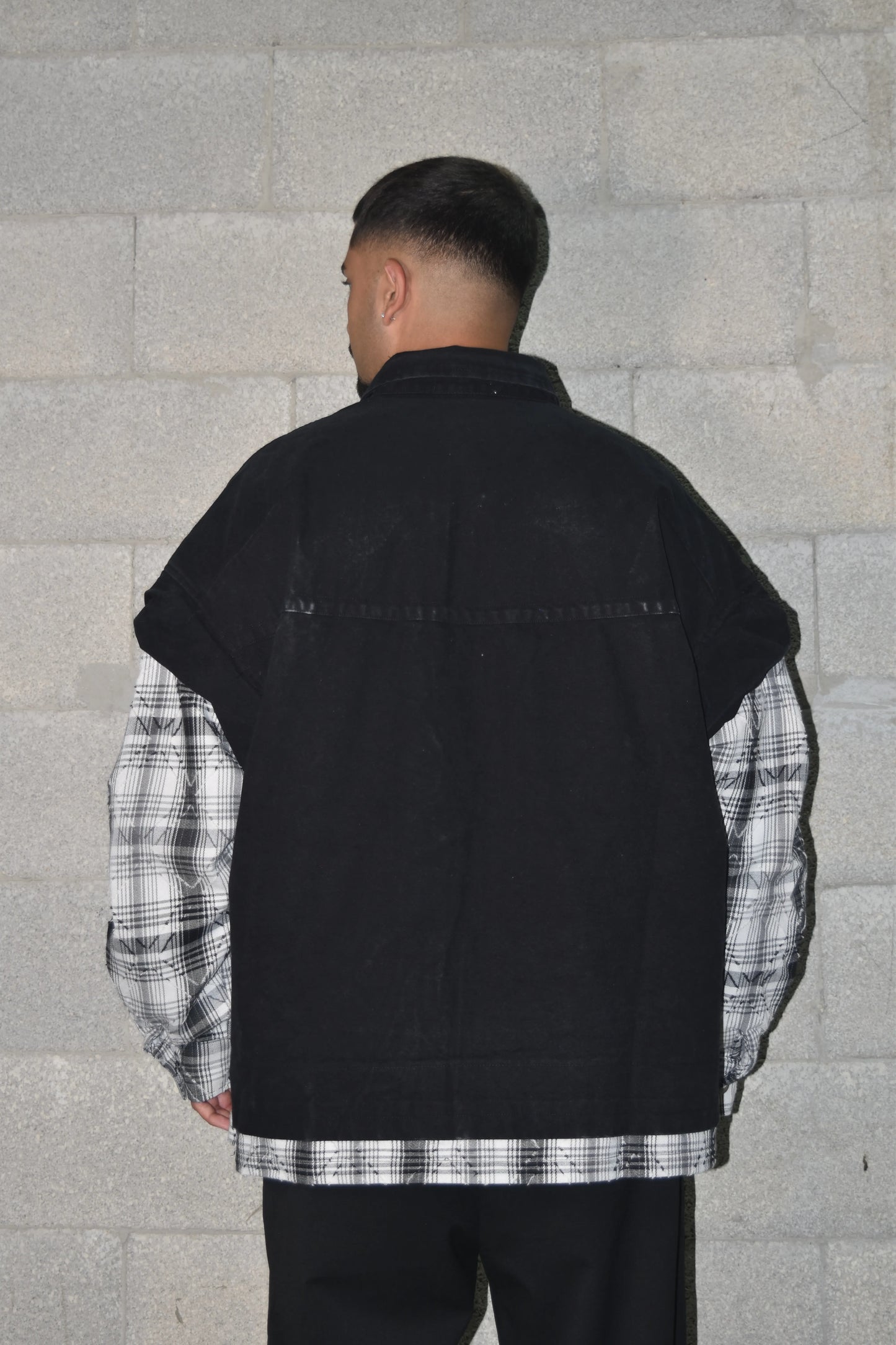 Oversized black jacket