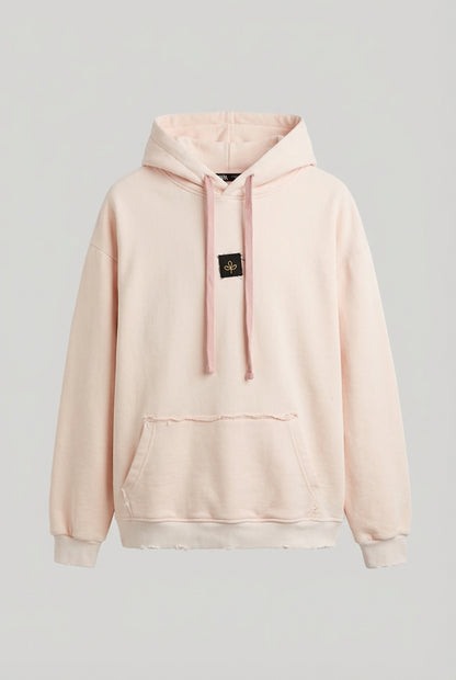 Sweatshirt OVERSIZE CAMPY paz logo front orange