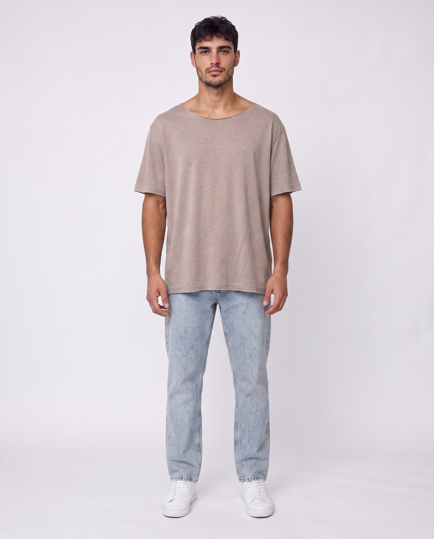 T-shirt -  LILI Opnk Brown