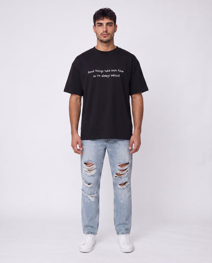 T-shirt- Good Time Black