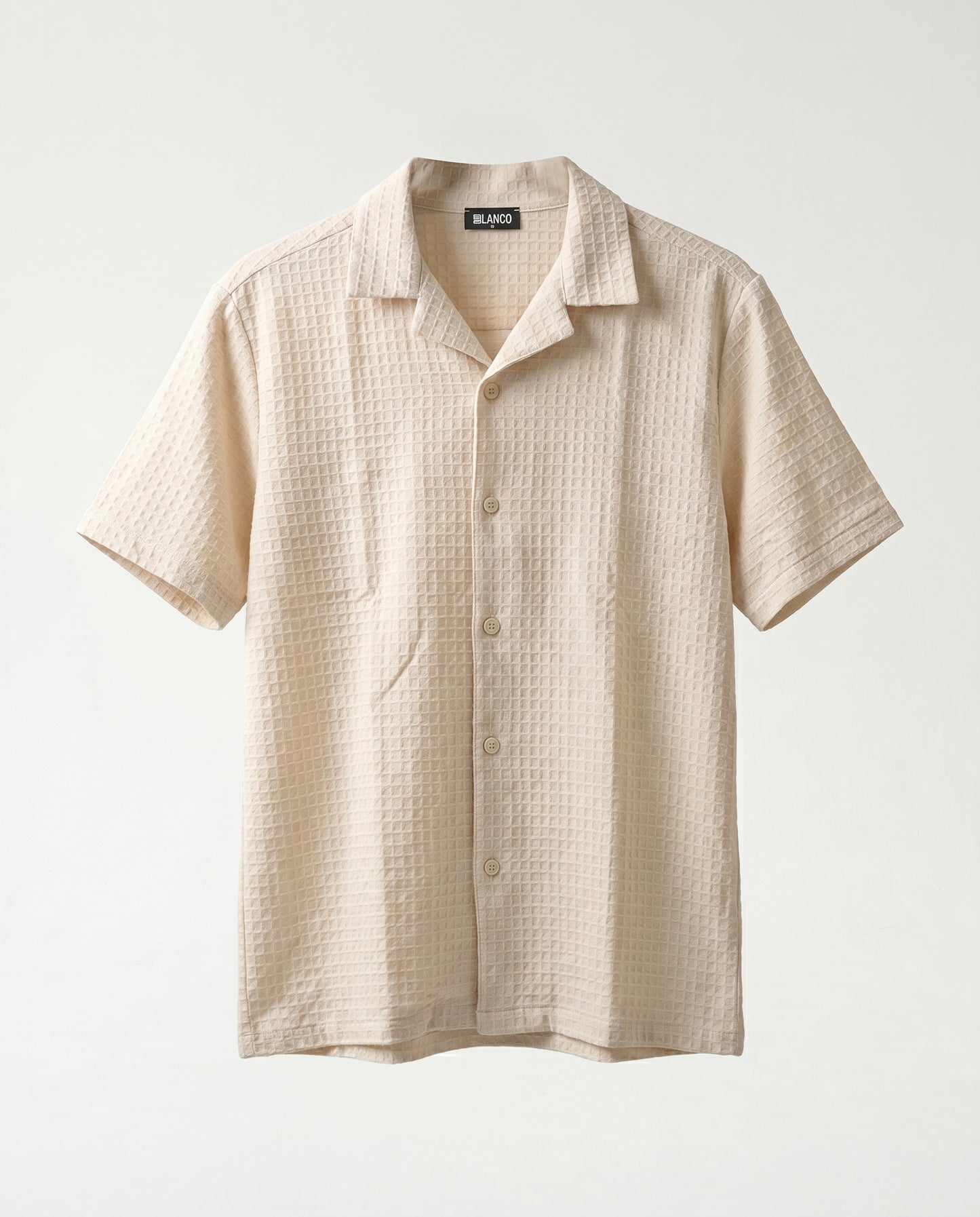 Shirt- Waffle cream