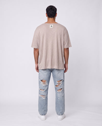 T-shirt -  LILI Opnk Brown