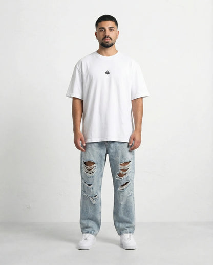 T-shirt Campy Logo - White & Black