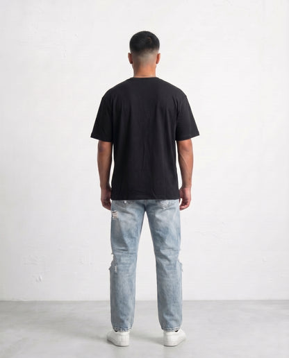 T-shirt Thin collar Black