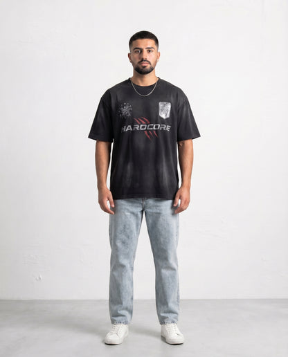 T-shirt- Oversize HardCore Black