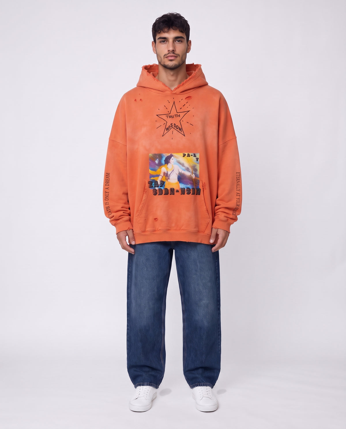 SWEATSHIRT OVERSIZE- star truth