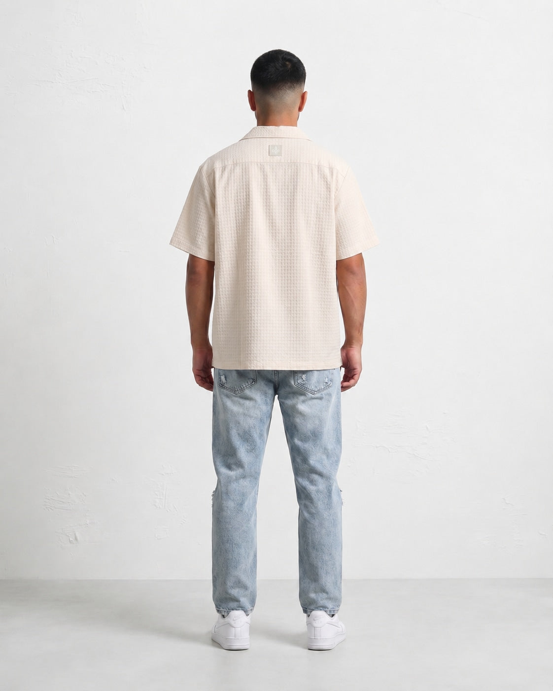 Shirt- Waffle cream