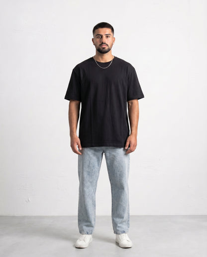 T-shirt Thin collar Black