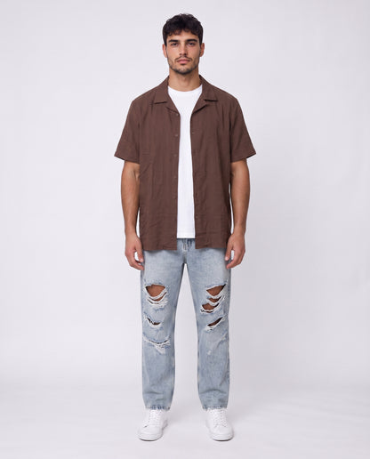 Shirt- Stripes Brown