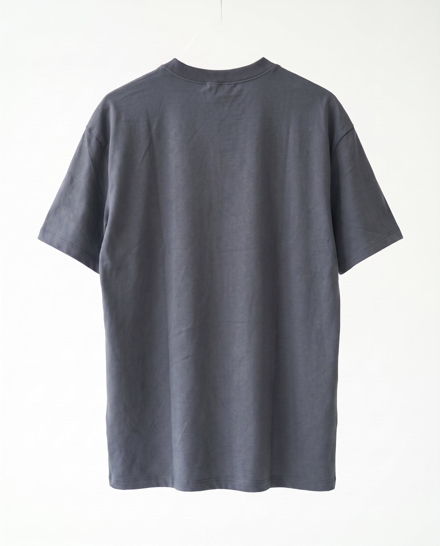 T-shirt- Oversize Patch Logo Dark Gray