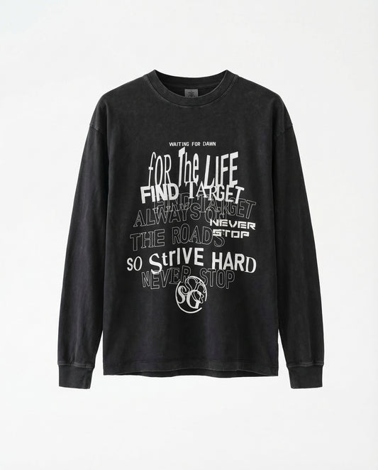 SHIRT - S CAMPY black wash