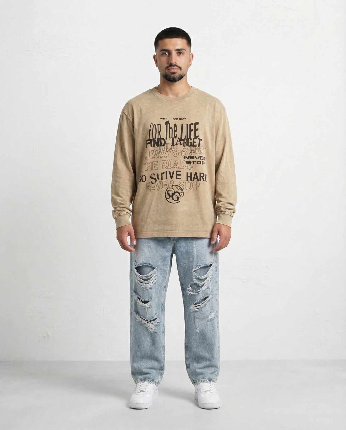 SHIRT - S CAMPY Brown wash