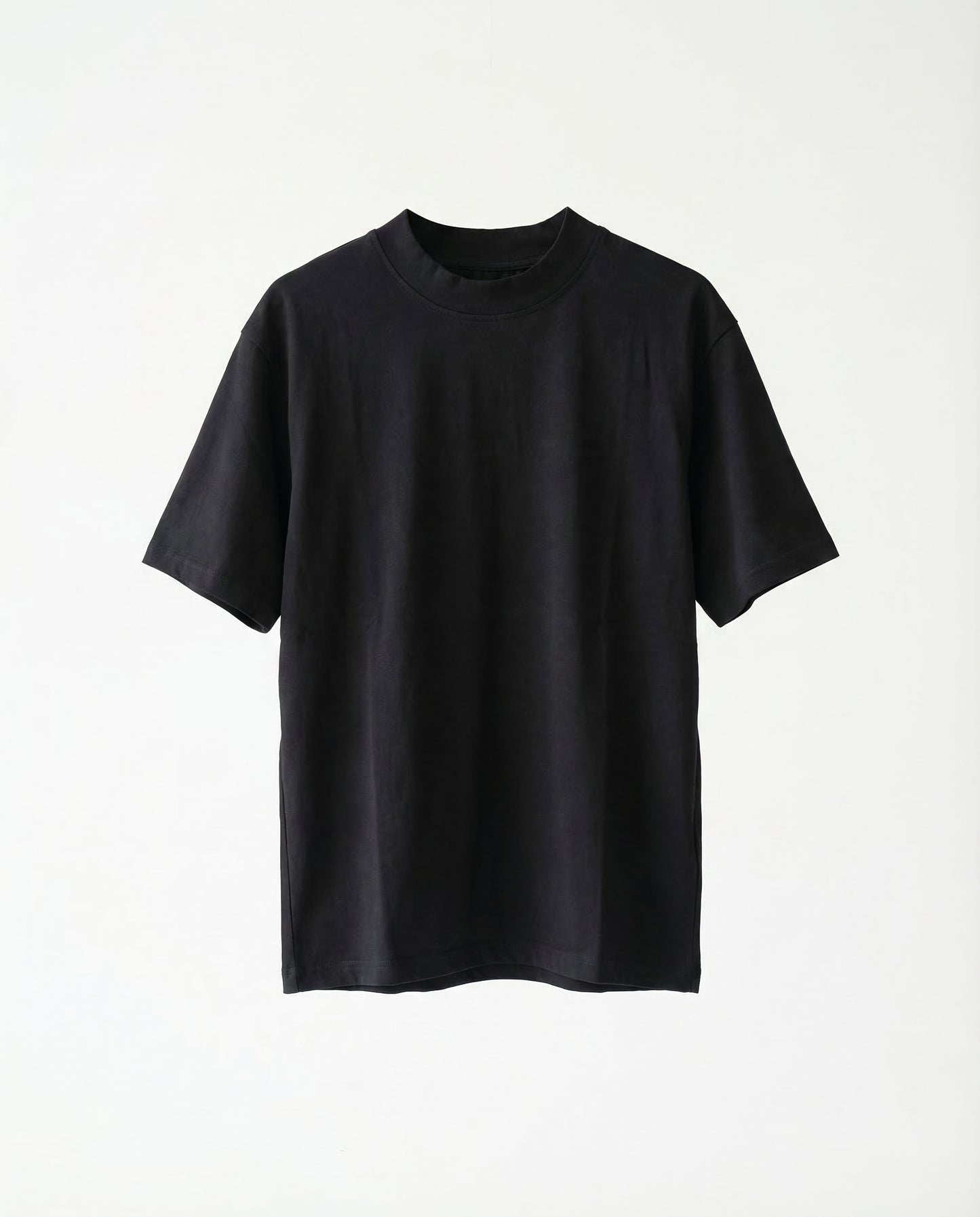 T-shirt collar BLACK