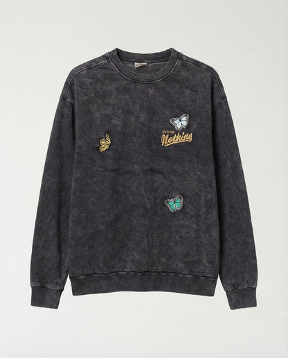 Sweatshirt - Hudis butterflies
