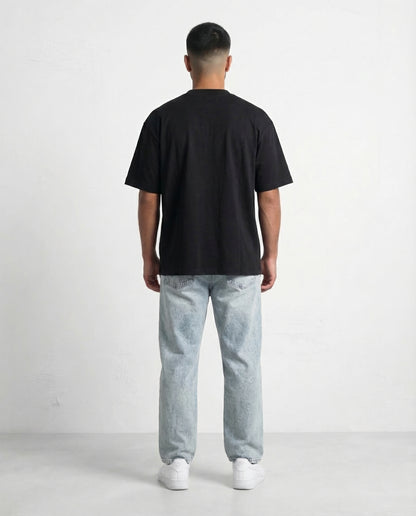 T-shirt collar BLACK