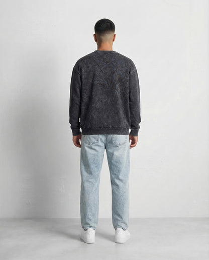 Sweatshirt - Hudis butterflies