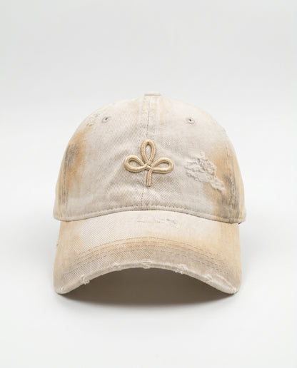 Vintage Cap 26 - mocha LACE