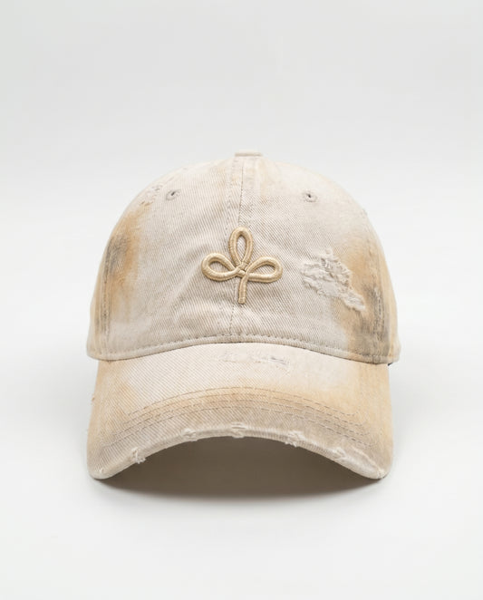 Vintage Cap 26 - mocha LACE