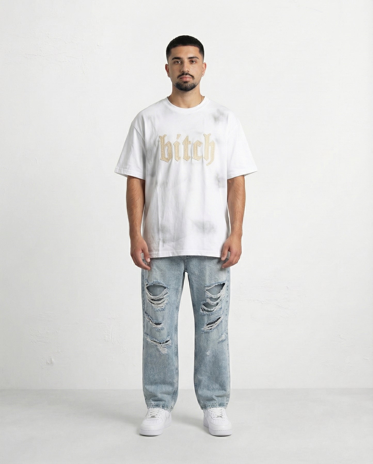 T-shirt BITCH WHITE
