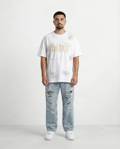 T-shirt BITCH WHITE
