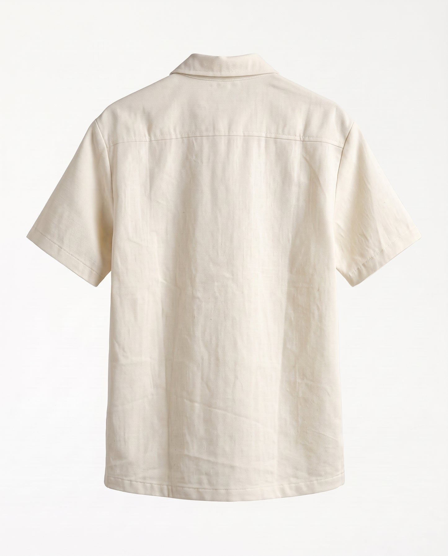 Shirt- Zipper Beige