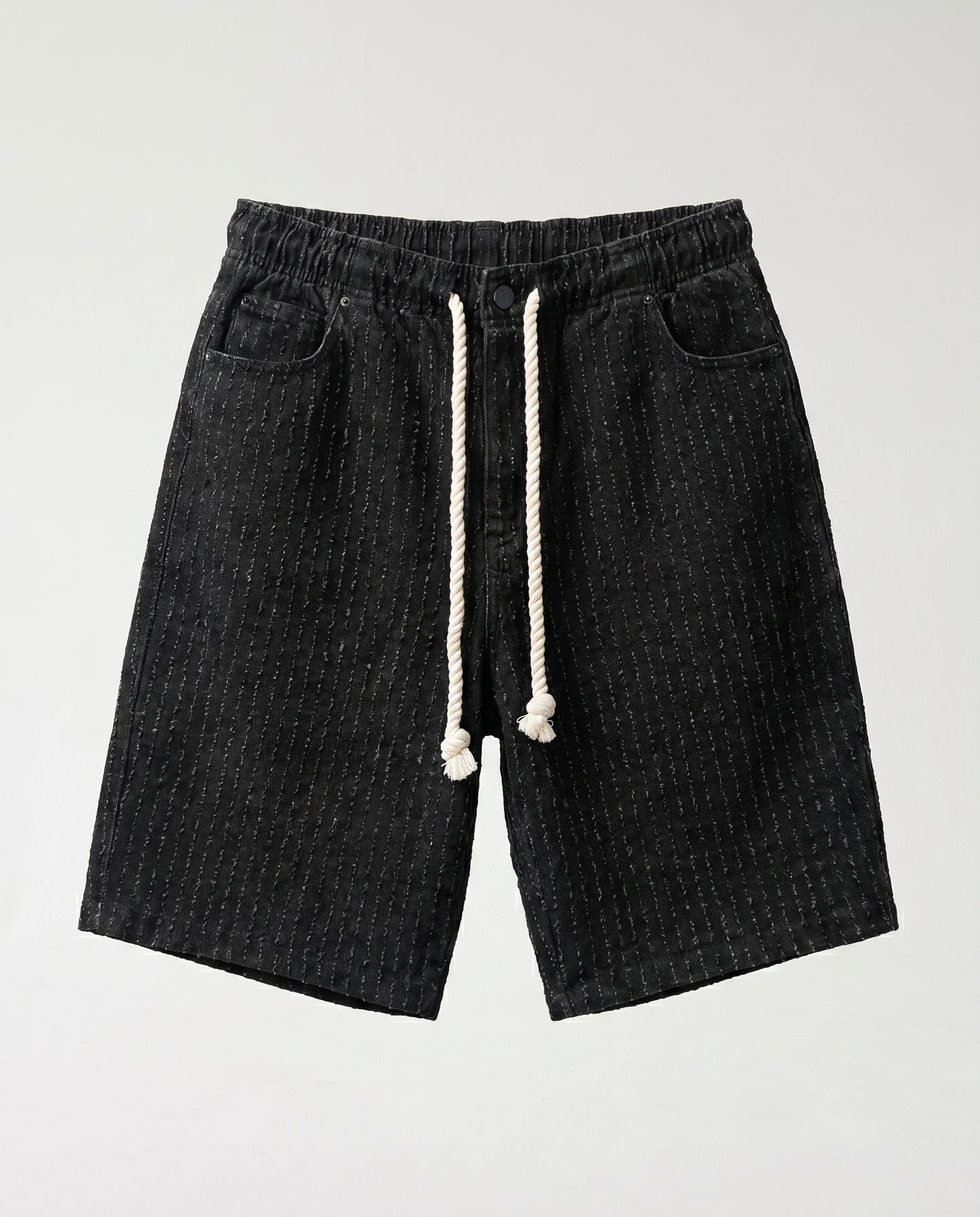 Short - Jeans Plusim Black lines