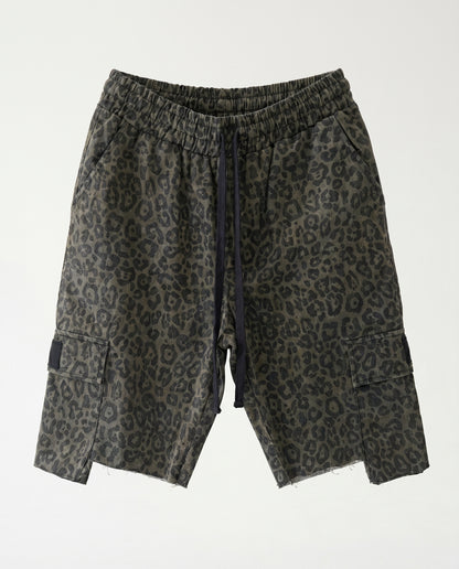 Short - Leopard Green