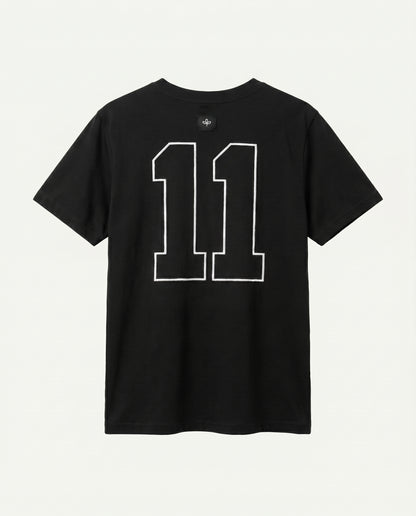 T-shirt AVI 11 BACK BLACK