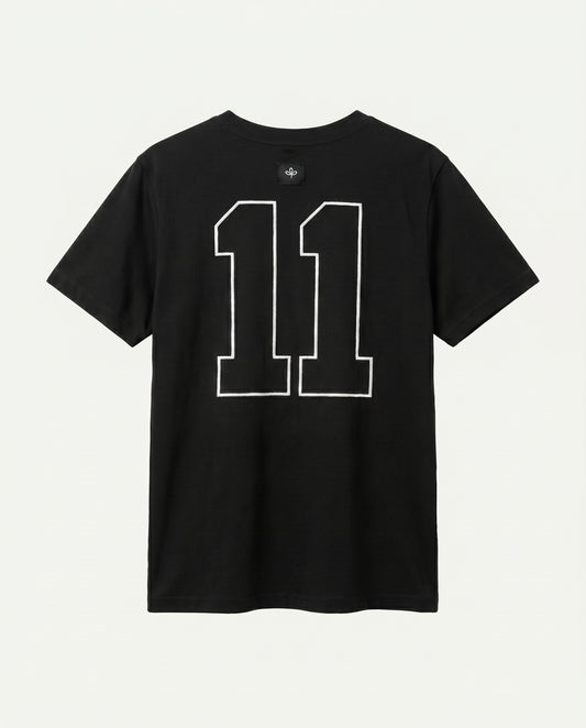 T-shirt AVI 11 BACK BLACK