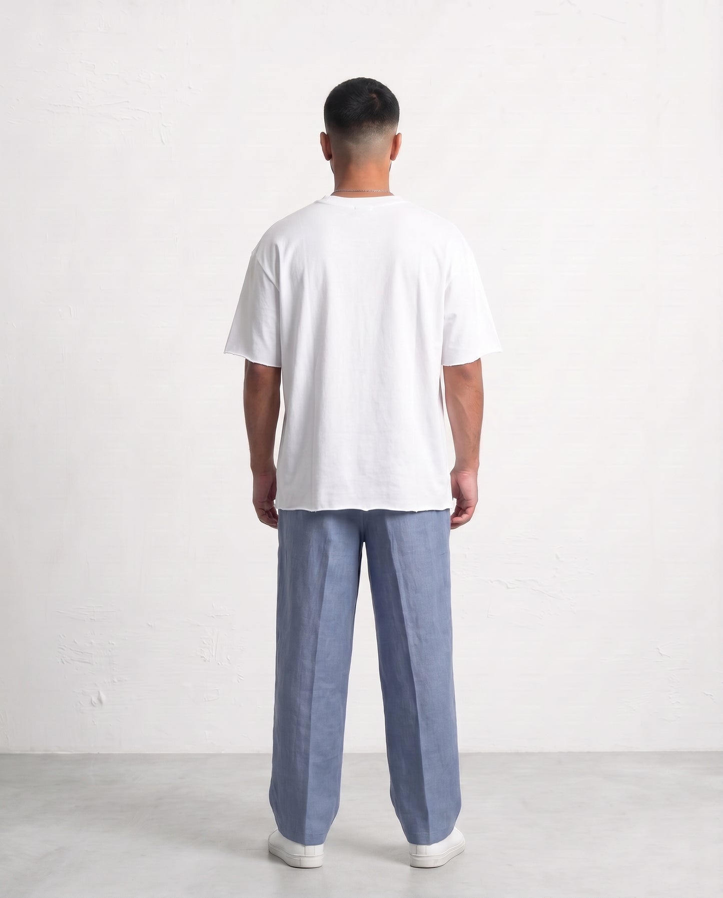 Pants Linen - Eliya Light Blue