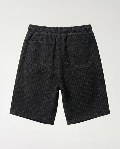 Short - Jeans Plusim Black lines
