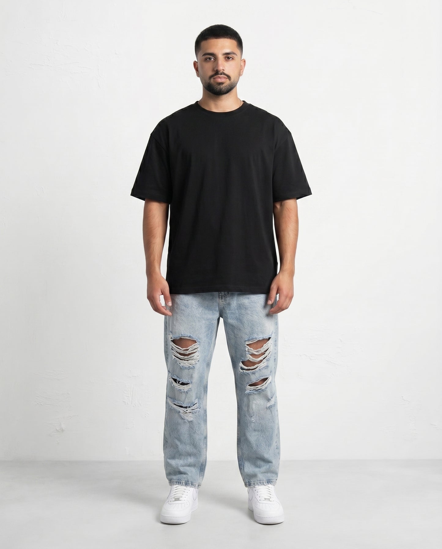 T-shirt AVI 11 BACK BLACK