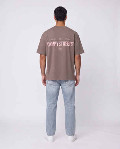 T-shirt- Oversize Stero Brown