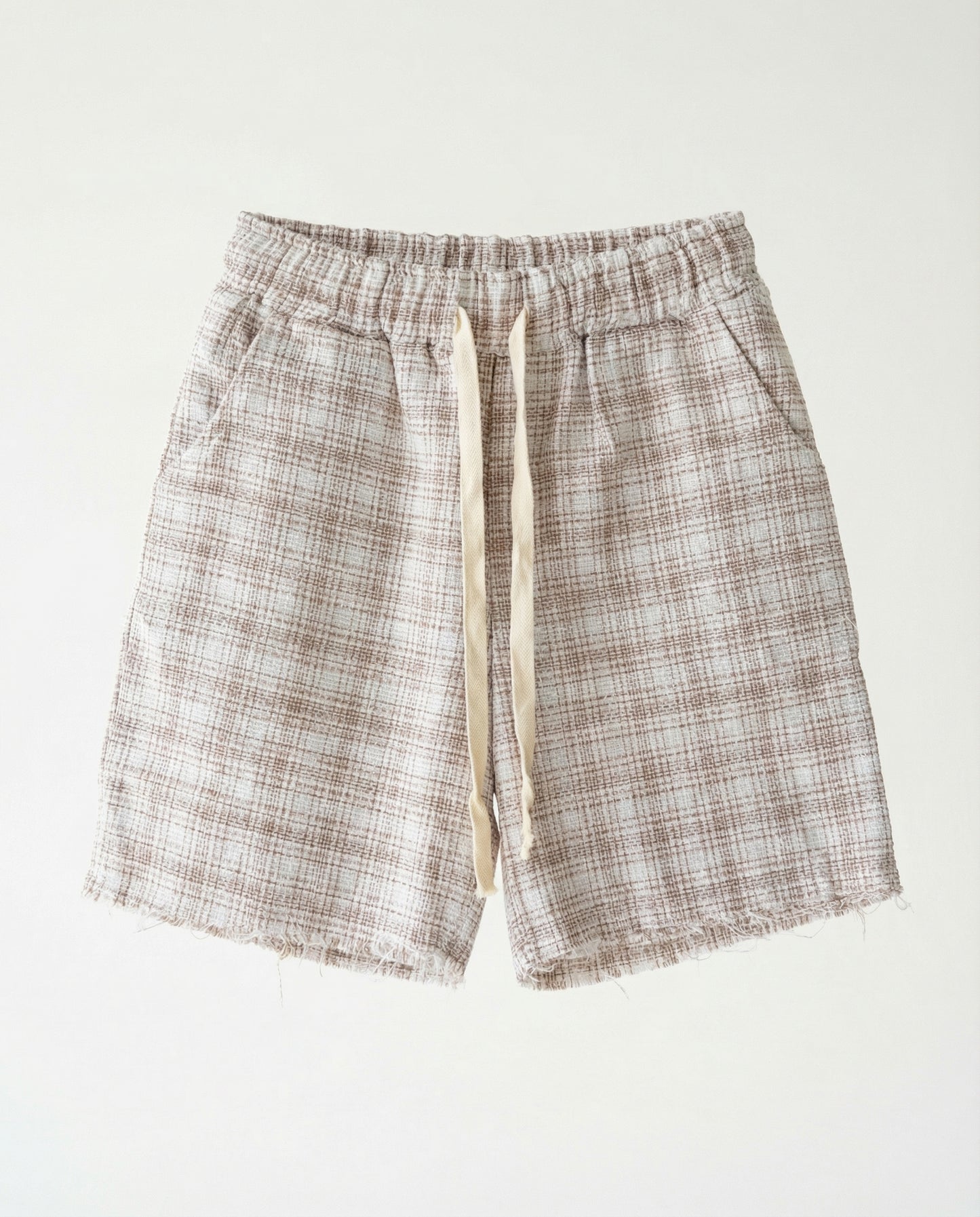 Short - Cave  White and beige