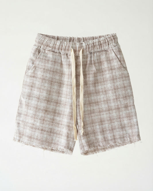 Short - Cave  White and beige