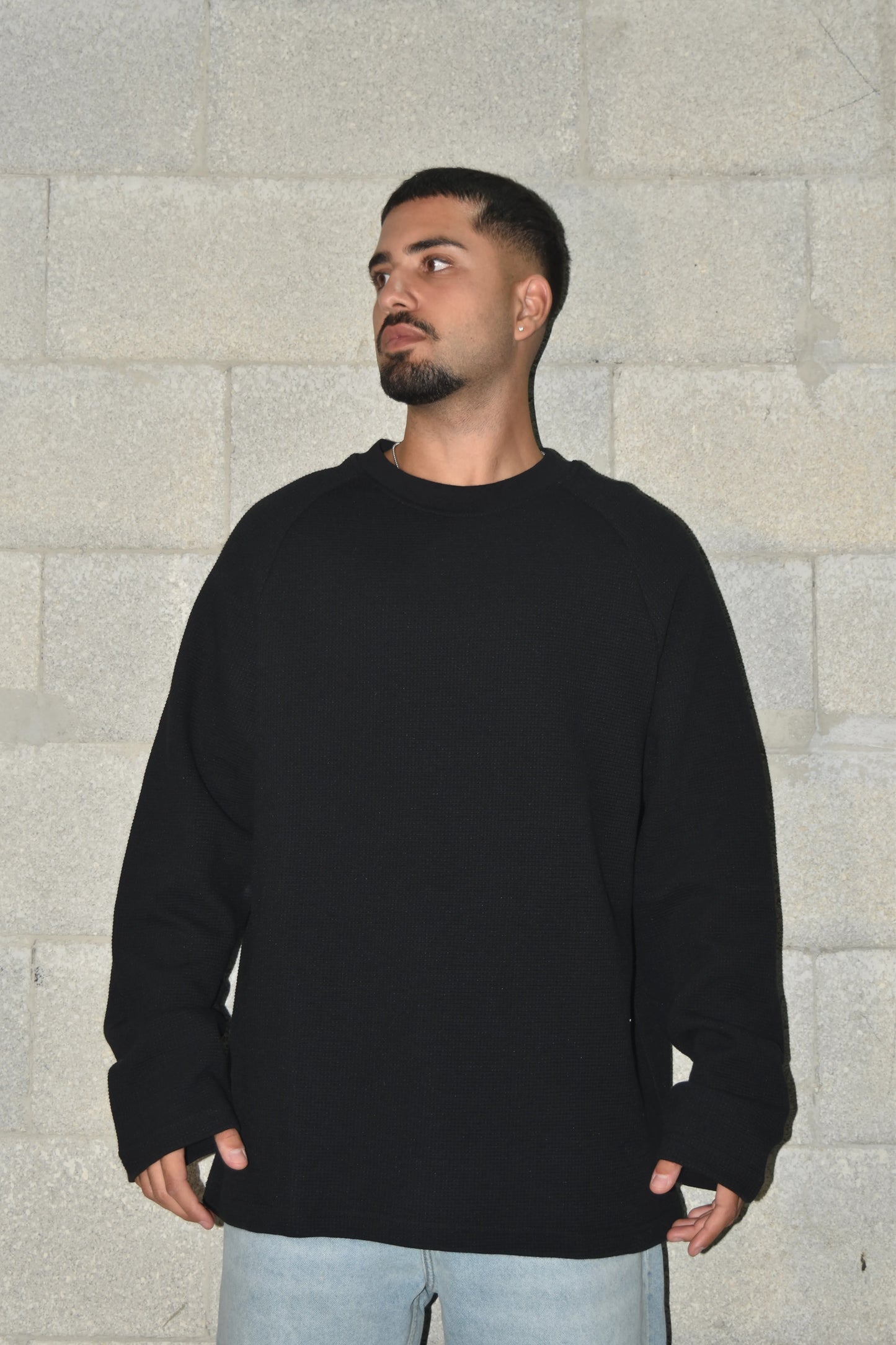 SHIRT WAFFLE OVERSIZED