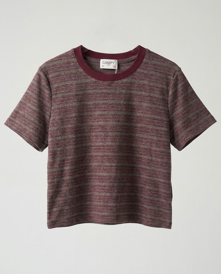 Shirt Basic Stripes- wine