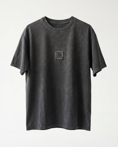 T-shirt - Marble black