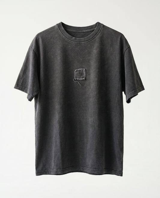 T-shirt - Marble black