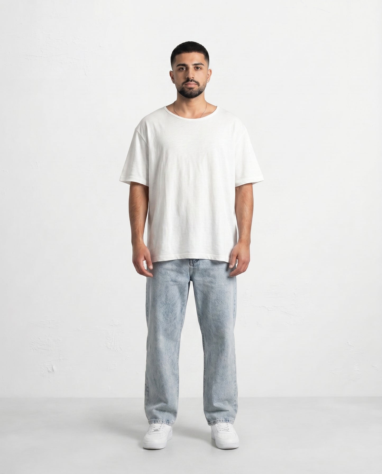 T-shirt - OR Linen Opnk white
