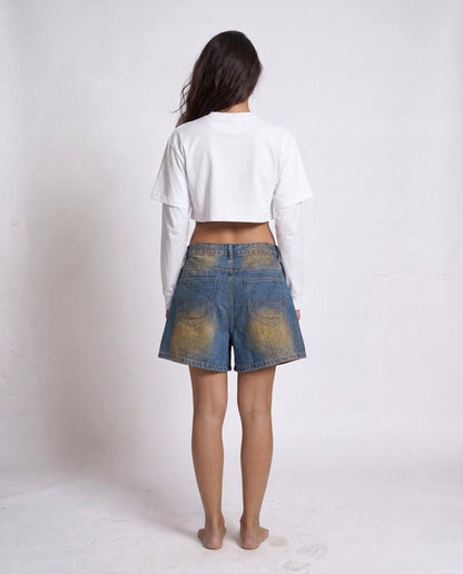 Short - acne blue