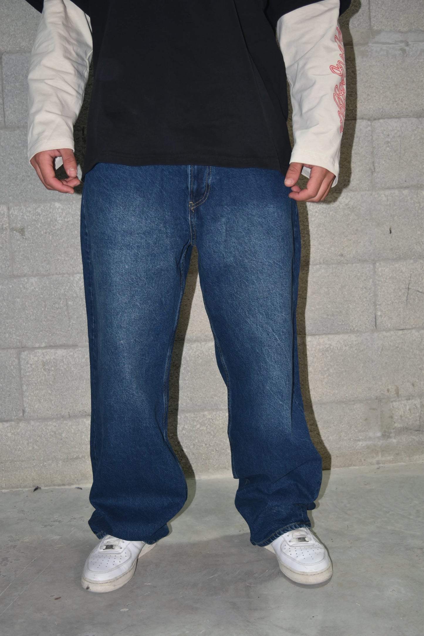 Classic baggy jeans blue