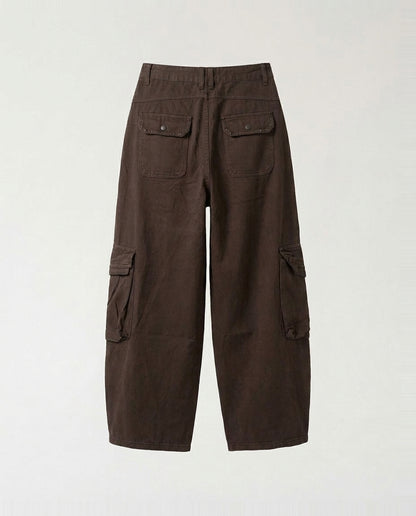 Pants- Cargo Studded  Brown