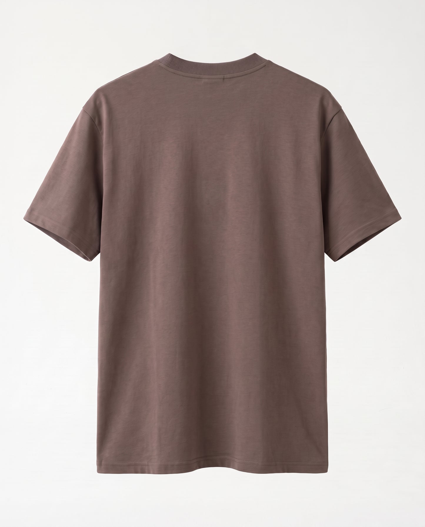 T-shirt- Oversize Patch Logo Brown