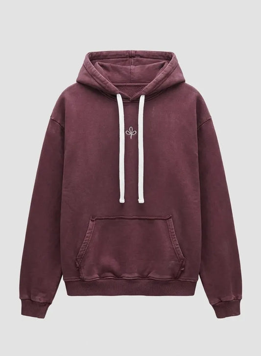 Sweatshirt - CAMPY LOGO STREETS BURGUNDY