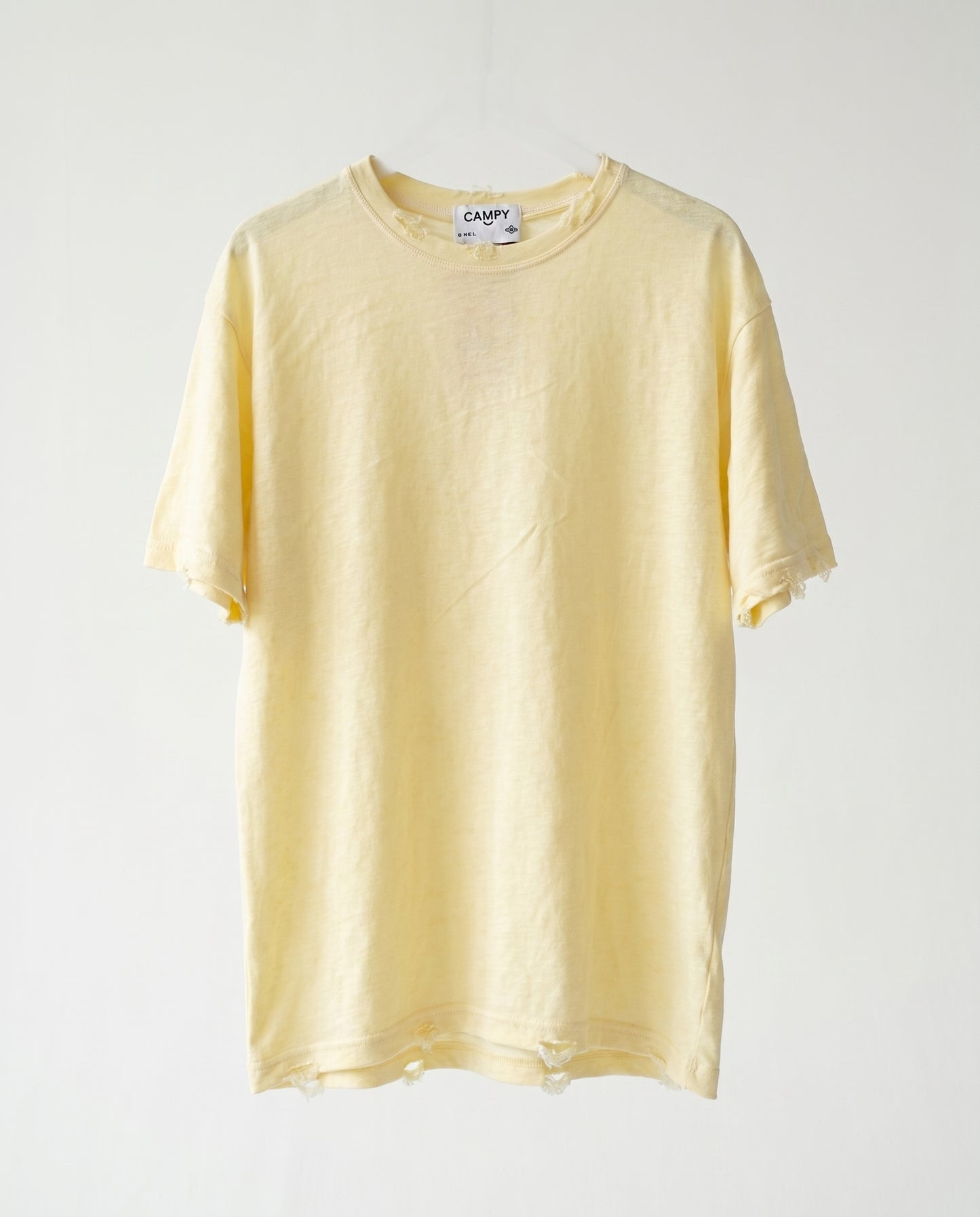 T-shirt Liam's linen rips Yellow